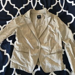 Causal khaki Blazer